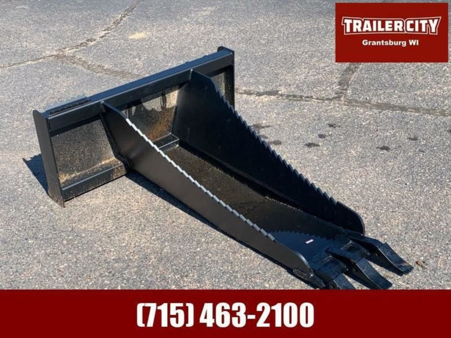 New 2025 Jenkins Iron and Steel Stump Bucket Attachment