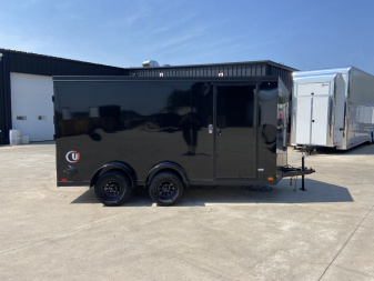 New United 14' UJ V-Nose Enclosed Cargo Trailer