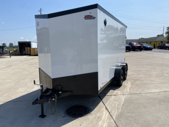 New United 14' UJ V-Nose Enclosed Cargo Trailer