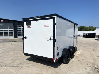 New United 14' UJ V-Nose Enclosed Cargo Trailer