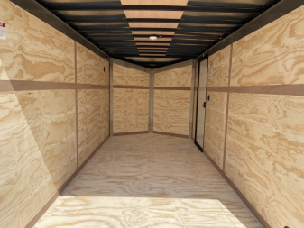 New United 14' UJ V-Nose Enclosed Cargo Trailer