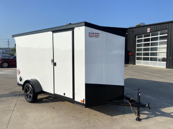 New United 12' UJ V-Nose Enclosed Cargo Trailer