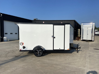 New United 12' UJ V-Nose Enclosed Cargo Trailer