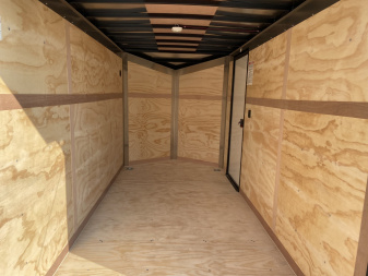 New United 12' UJ V-Nose Enclosed Cargo Trailer