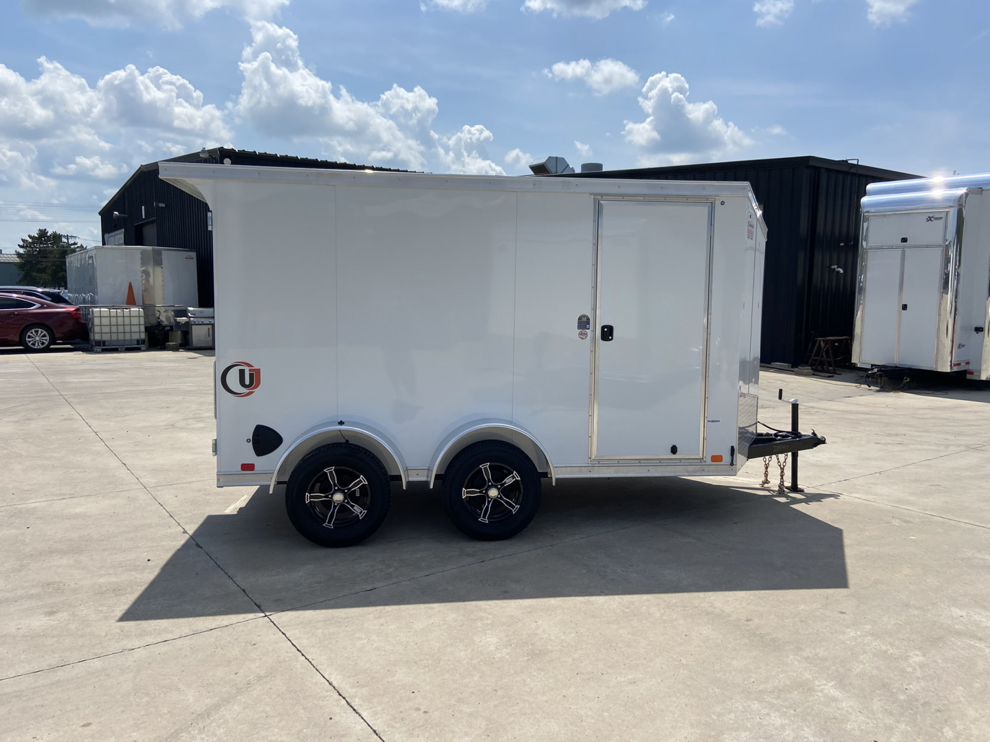 New United 12' UJ V-Nose Enclosed Cargo Trailer