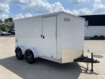 New United 12' UJ V-Nose Enclosed Cargo Trailer