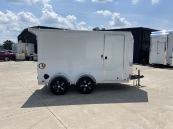 New United 12' UJ V-Nose Enclosed Cargo Trailer