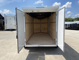 New United 12' UJ V-Nose Enclosed Cargo Trailer
