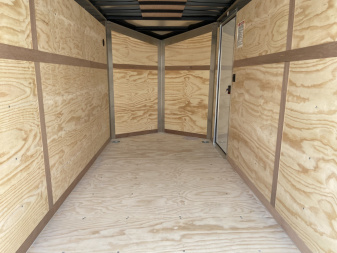 New United 12' UJ V-Nose Enclosed Cargo Trailer