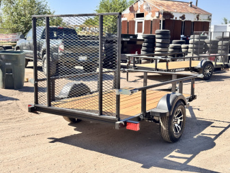 New 2026 KARA 5-8 Ramp Gate Utility W/ Folding Sides 3K GVWR