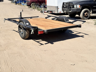 New 2026 KARA 5-8 Ramp Gate Utility W/ Folding Sides 3K GVWR