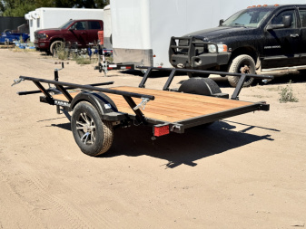 New 2026 KARA 5-8 Ramp Gate Utility W/ Folding Sides 3K GVWR