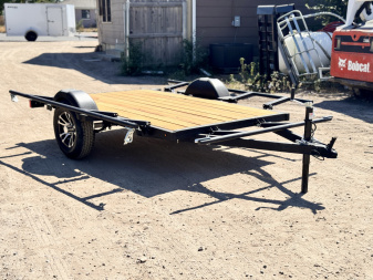 New 2026 KARA 5-8 Ramp Gate Utility W/ Folding Sides 3K GVWR
