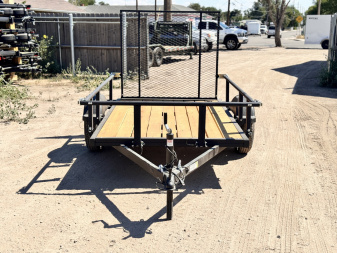 New 2026 KARA 5-8 Ramp Gate Utility W/ Folding Sides 3K GVWR