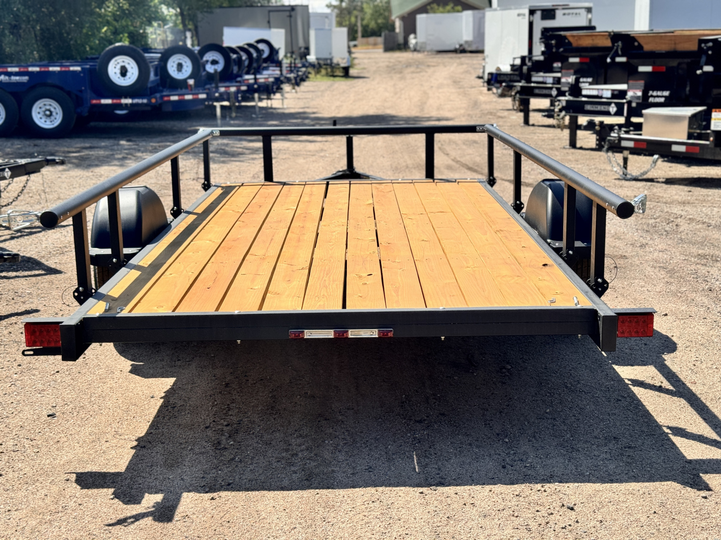 New 2026 KARA 6-12 Ramp Gate Utility W/ Folding Sides 3K GVWR