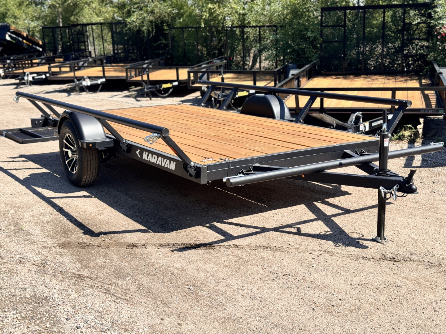 New 2026 KARA 6-12 Ramp Gate Utility W/ Folding Sides 3K GVWR
