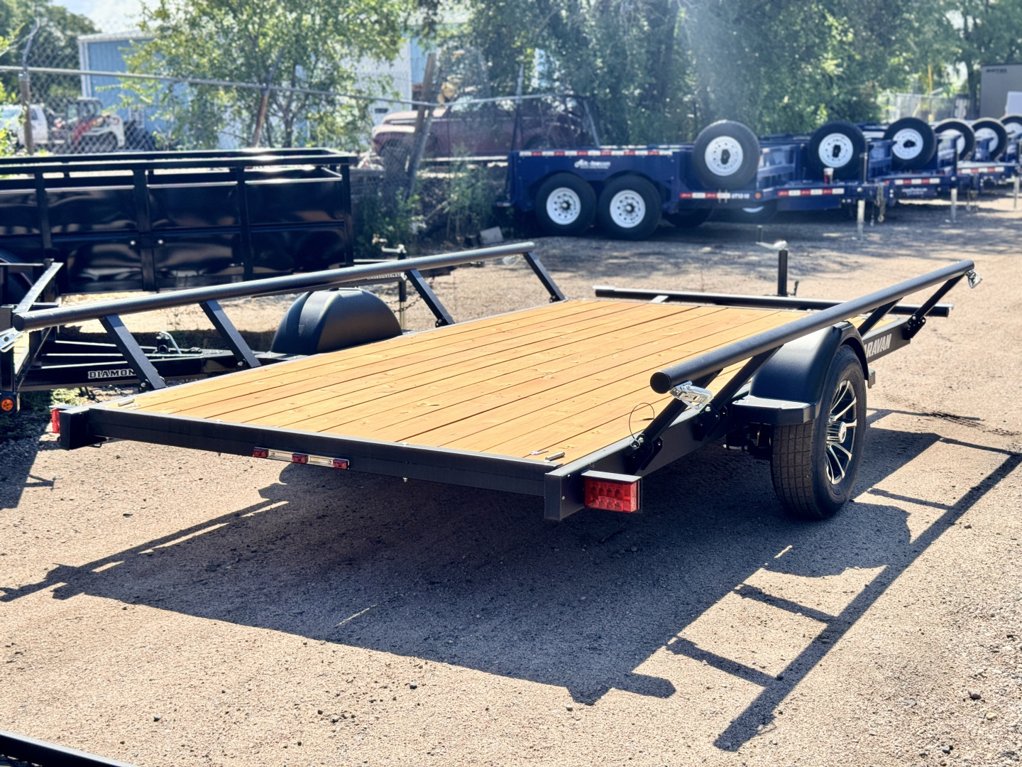 New 2026 KARA 6-12 Ramp Gate Utility W/ Folding Sides 3K GVWR