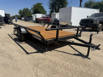 New 2026 KARA 6-12 Ramp Gate Utility W/ Folding Sides 3K GVWR