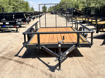 New 2026 KARA 6-12 Ramp Gate Utility W/ Folding Sides 3K GVWR