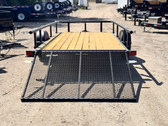 New 2026 KARA 6-12 Ramp Gate Utility W/ Folding Sides 3K GVWR