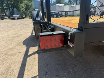 New 2026 KARA 7-14 Ramp Gate Utility W/ Folding Sides 3K GVWR