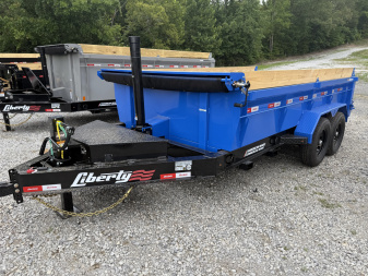 New 2025 Liberty Dump Trailer 14’ TELESCOPIC HOIST 7 GAUGE FLOOR