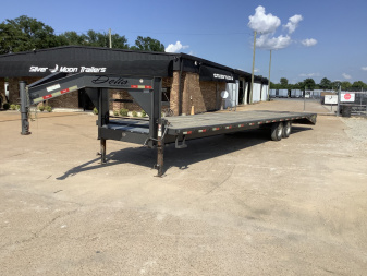 Used 2020 Delta Trailers 30+5 14K Gooseneck Flatbed