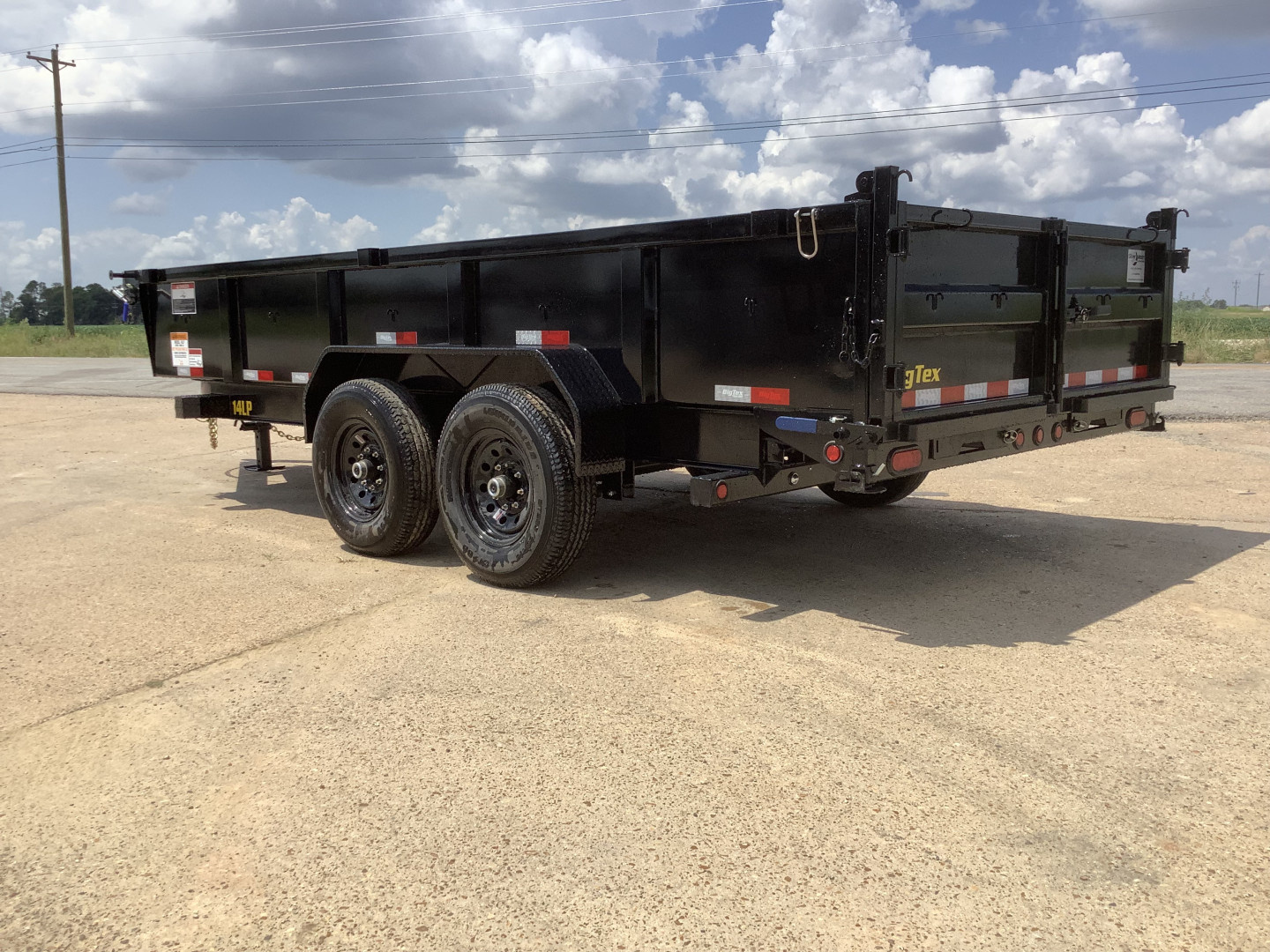New 2026 Big Tex Trailers 14LP 83x16x2 (14K) Heavy Duty Ultra Low Profile Dump