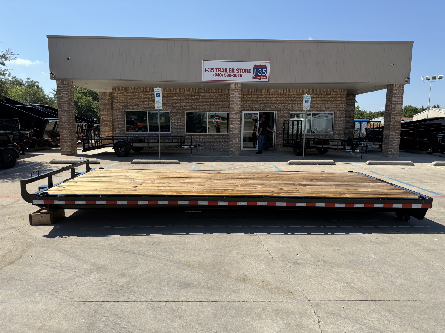 New 2025 Norstar Roll Off 96x20 Flat Deck Trailer Attachment