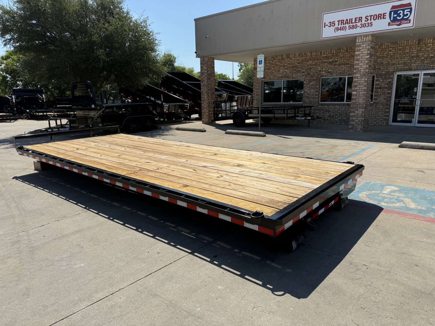 New 2025 Norstar Roll Off 96x20 Flat Deck Trailer Attachment