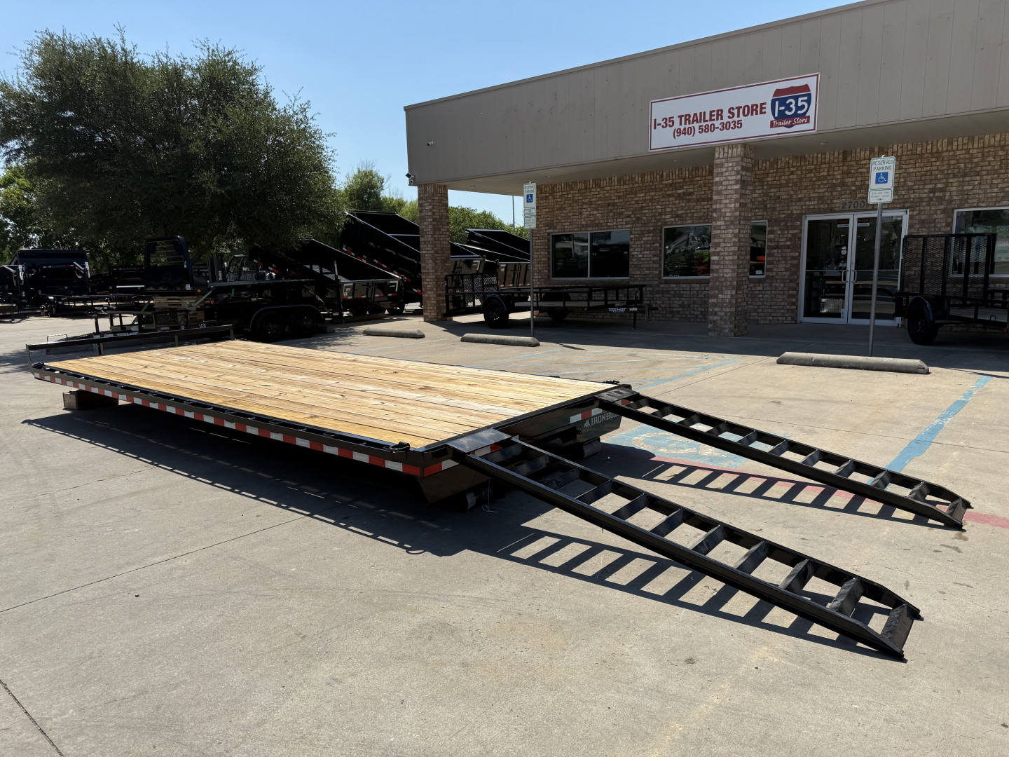 New 2025 Norstar Roll Off 96x20 Flat Deck Trailer Attachment