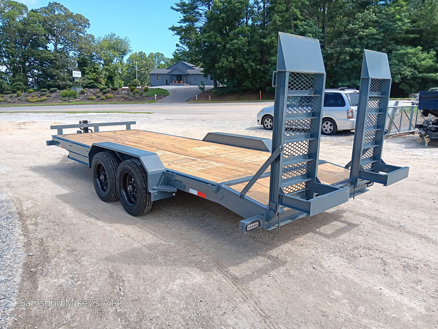 New 2026 GPS Trailers / EH Series / 82" Wide x 20' Long / 8 ton Capacity / 5' Ramps / PT Wood Floor / True 8 K Axles not Hybrid Axles / 215/75R17.5" Tire and Wheels / Toolbox