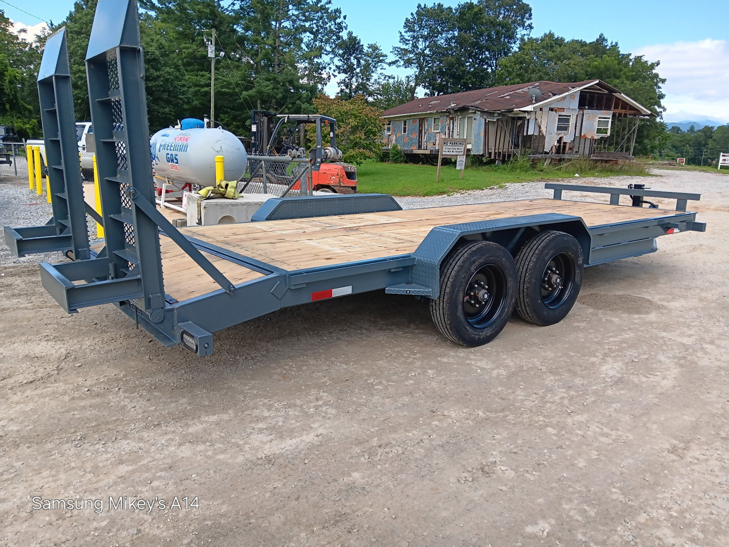 New 2026 GPS Trailers / EH Series / 82" Wide x 20' Long / 8 ton Capacity / 5' Ramps / PT Wood Floor / True 8 K Axles not Hybrid Axles / 215/75R17.5" Tire and Wheels / Toolbox