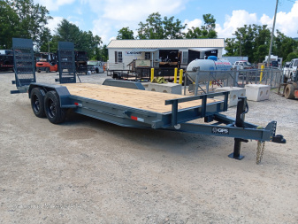 New 2026 GPS Trailers / EH Series / 82" Wide x 20' Long / 8 ton Capacity / 5' Ramps / PT Wood Floor / True 8 K Axles not Hybrid Axles / 215/75R17.5" Tire and Wheels / Toolbox