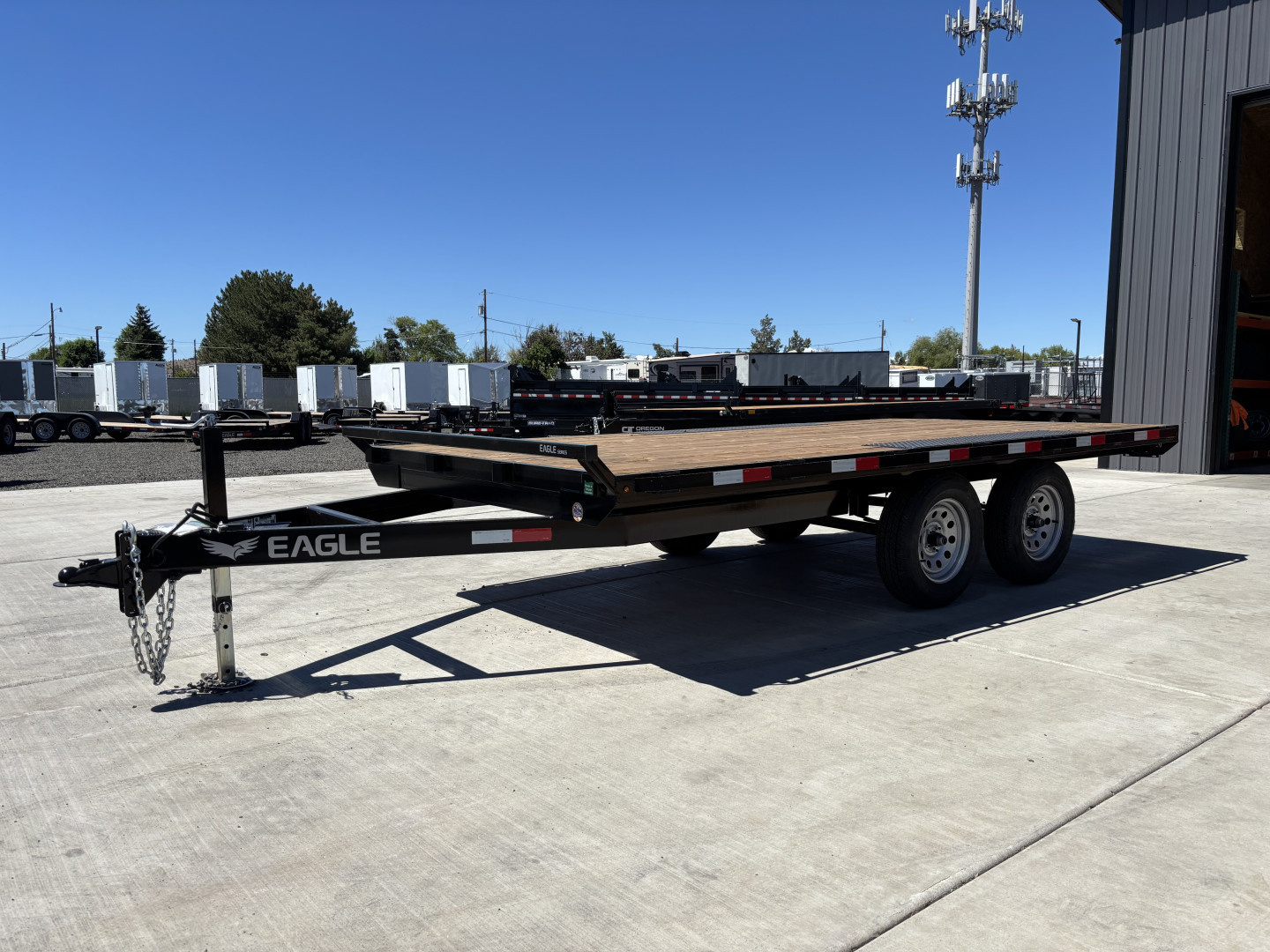New 2025 Eagle Trailers 7X14 Deckover Tandem Axle 7K