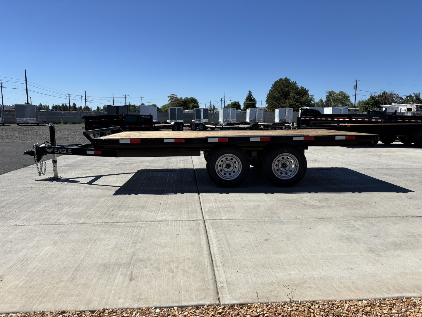 New 2025 Eagle Trailers 7X14 Deckover Tandem Axle 7K