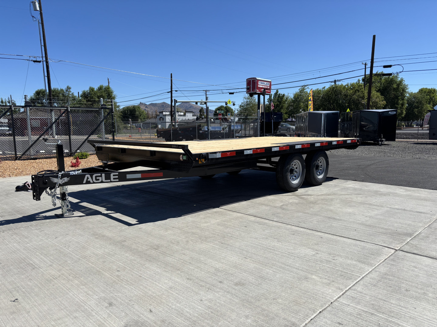 New 2025 Eagle Trailers 8.5X16 Deckover 10K Tandem Axle