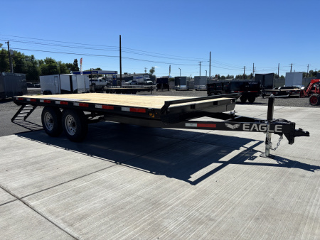 New 2025 Eagle Trailers 8.5X16 Deckover 10K Tandem Axle