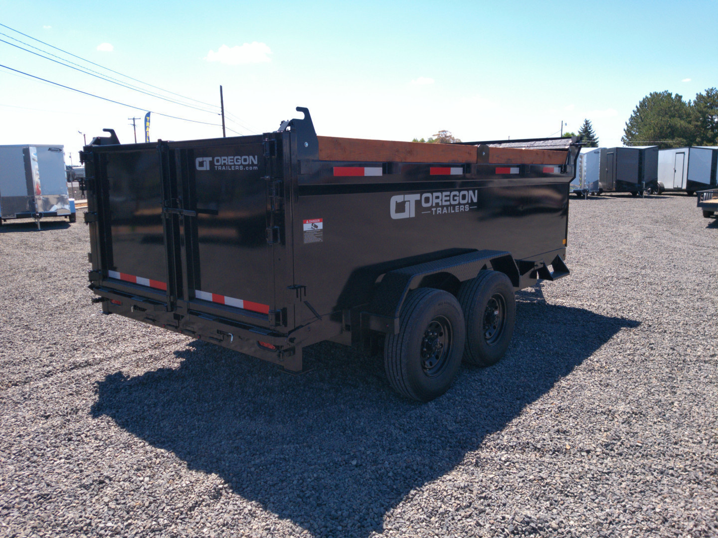 New 2025 Eagle Trailers 7X14 Venture Pro Low Profile Dump Tandem Axle 16K