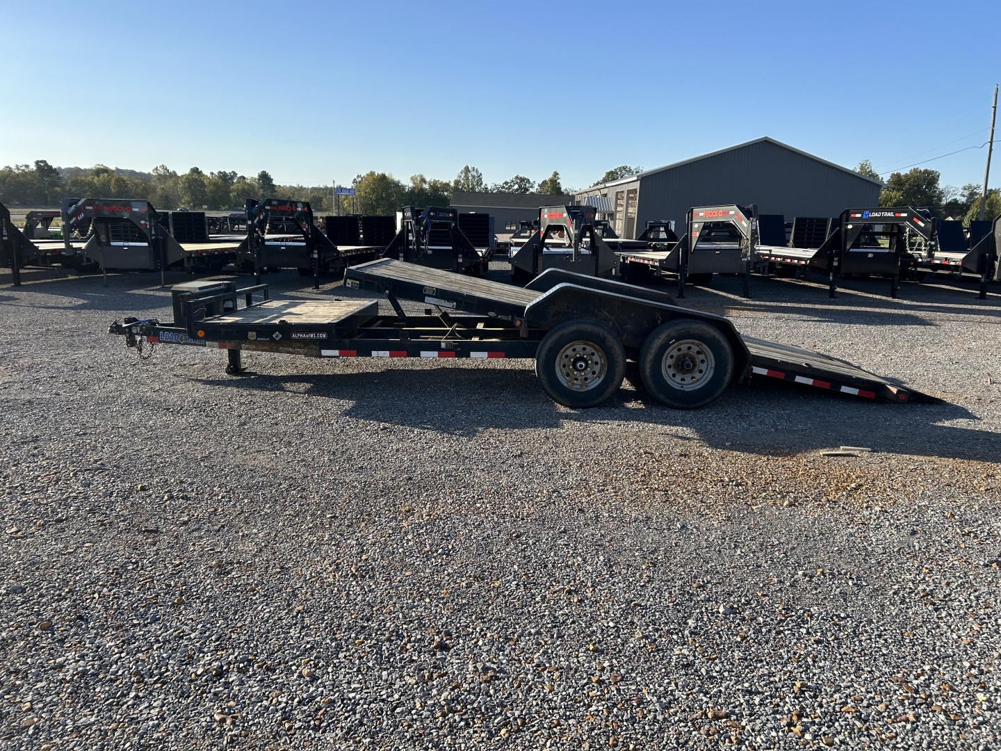 Used 2017 Load Trail 81.5"x20' 14k Tilt Deck Equipment Trailer