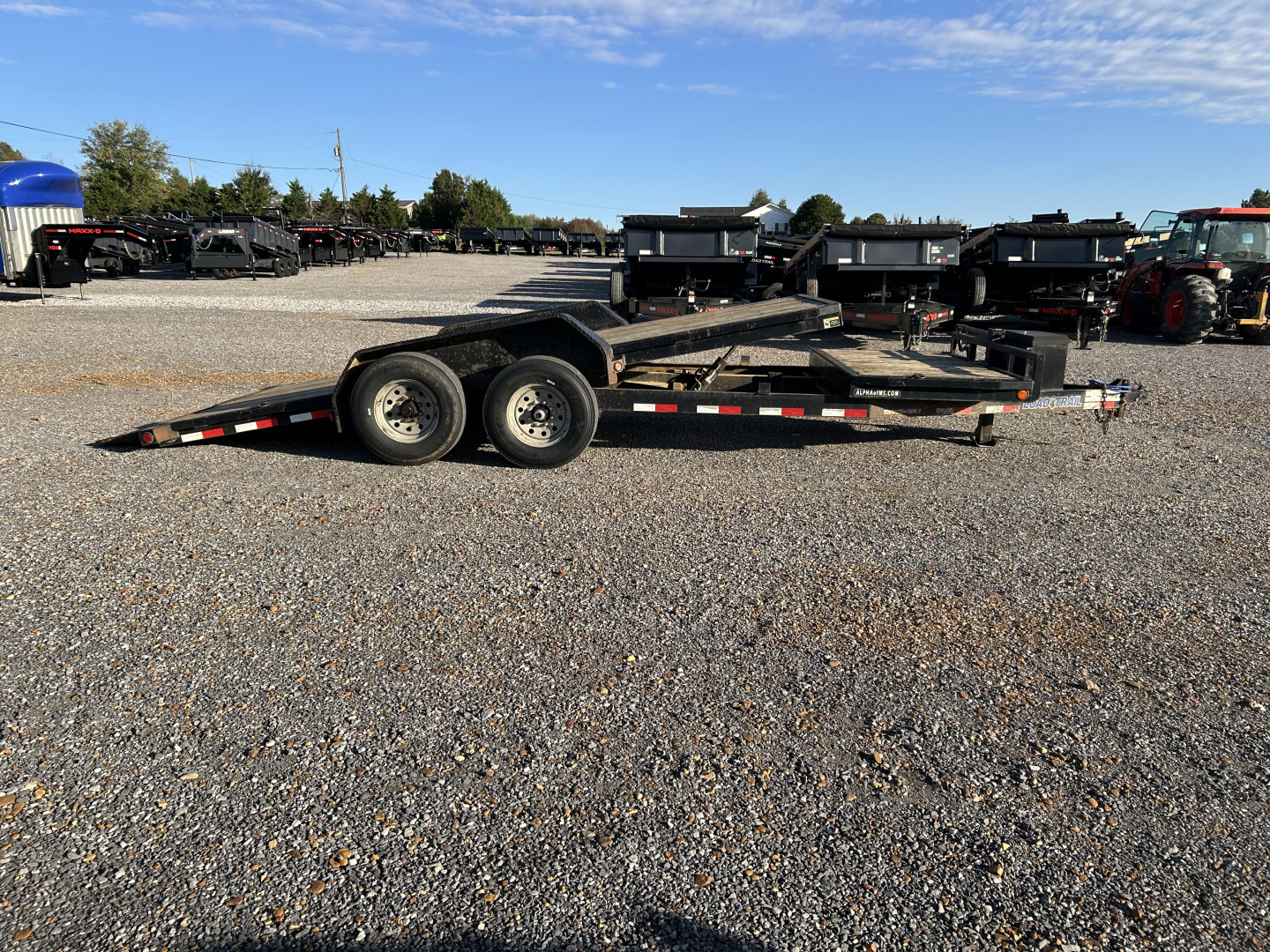 Used 2017 Load Trail 81.5"x20' 14k Tilt Deck Equipment Trailer