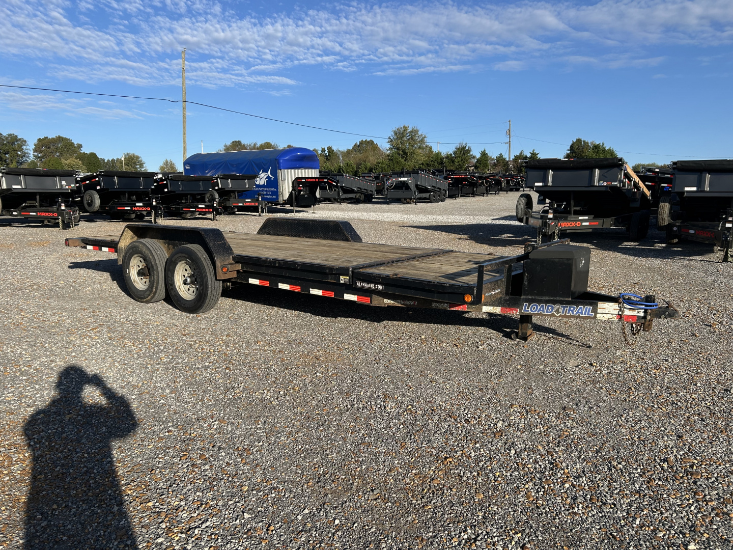 Used 2017 Load Trail 81.5"x20' 14k Tilt Deck Equipment Trailer