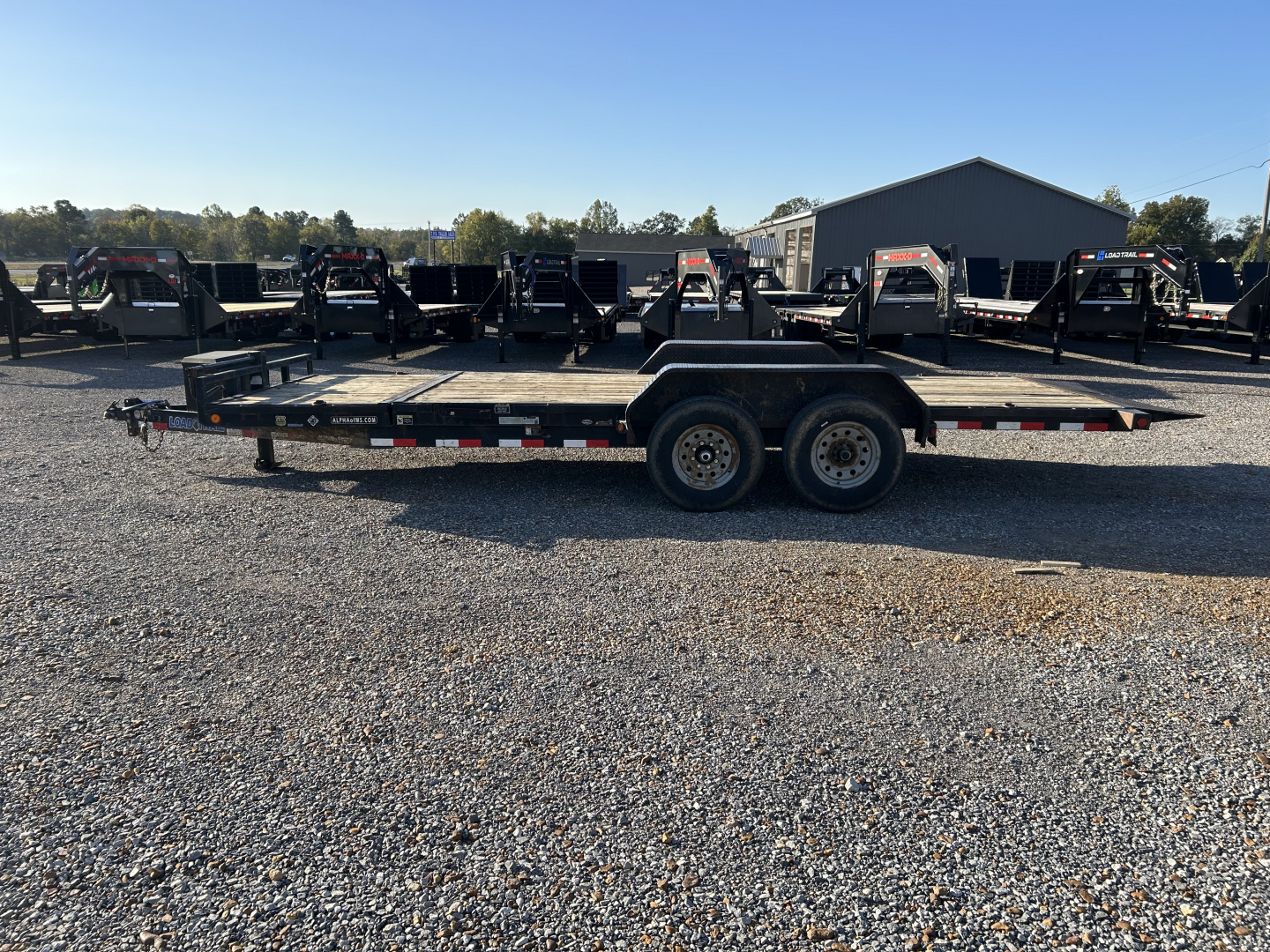 Used 2017 Load Trail 81.5"x20' 14k Tilt Deck Equipment Trailer