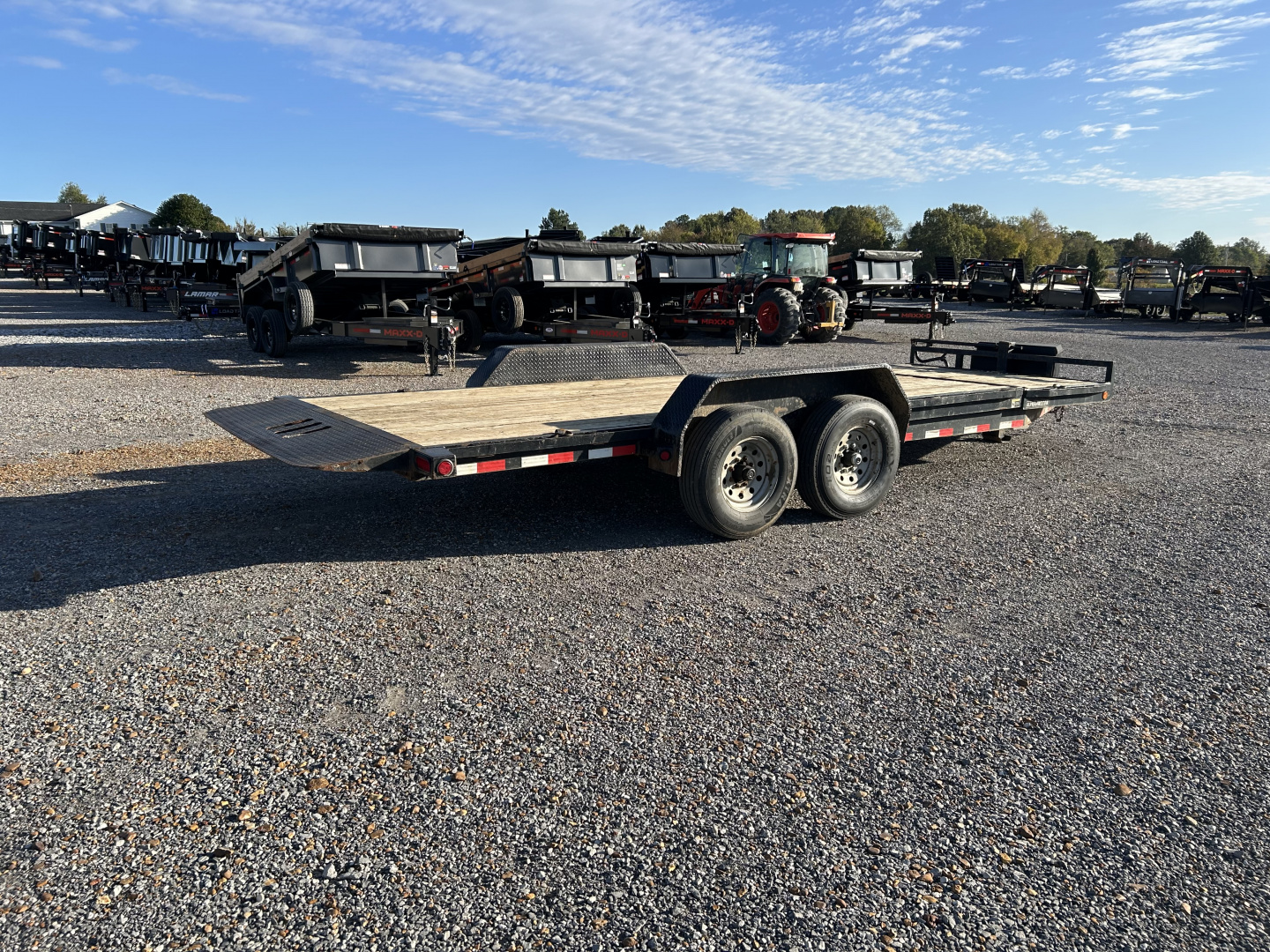 Used 2017 Load Trail 81.5"x20' 14k Tilt Deck Equipment Trailer