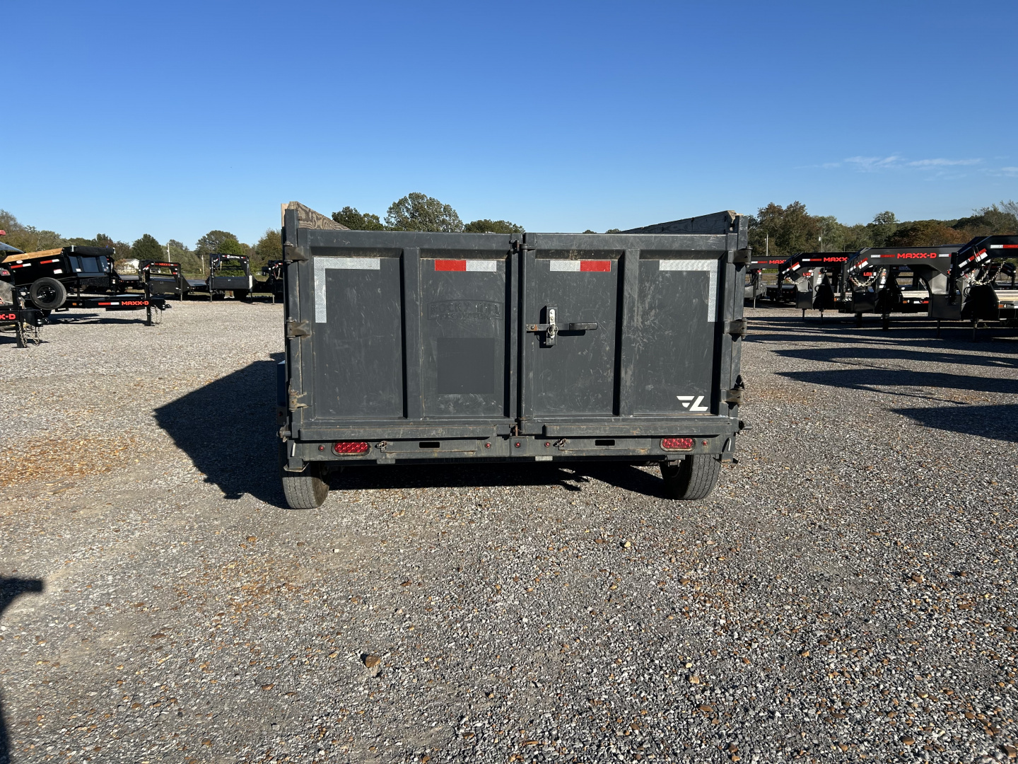 Used 2024 Lamar 83"x16' 21k Gooseneck Dump Trailer
