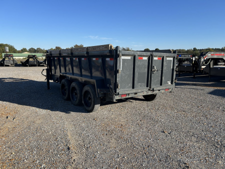 Used 2024 Lamar 83"x16' 21k Gooseneck Dump Trailer