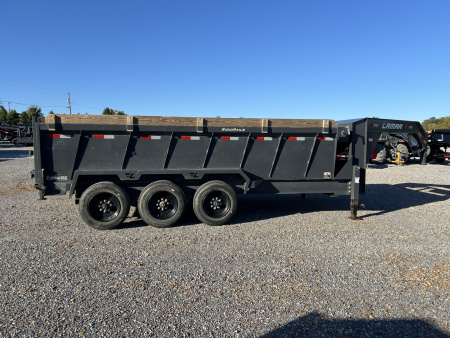 Used 2024 Lamar 83"x16' 21k Gooseneck Dump Trailer