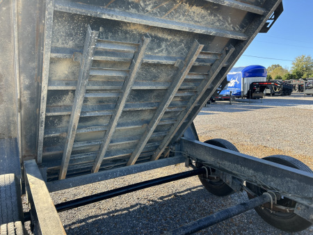 Used 2024 Lamar 83"x16' 21k Gooseneck Dump Trailer