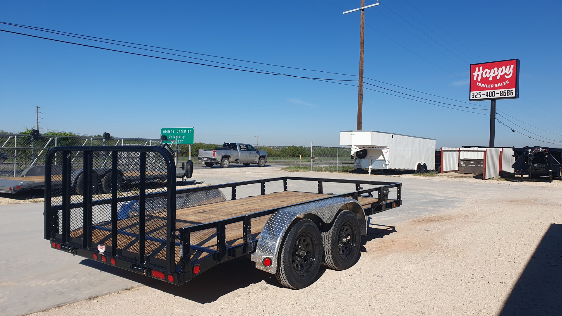 New 2026 PJ 83"x14' Tandem Axle Utility Trailer - UL