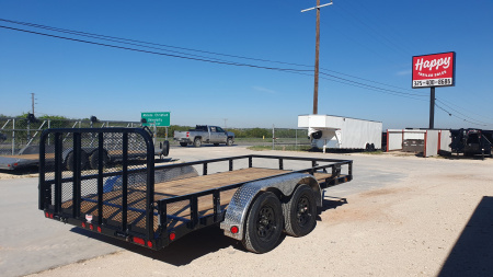 New 2026 PJ 83"x14' Tandem Axle Utility Trailer - UL